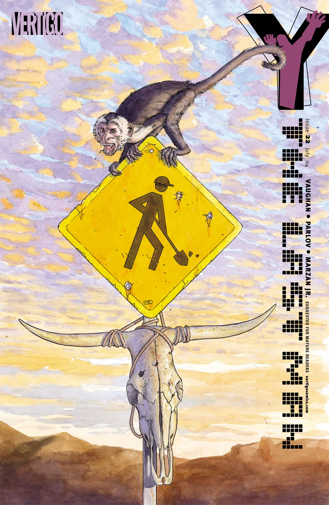 Y: The Last Man #22 (DC, 2004 — Cover A) cover